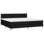 Boxspringbett mit schwarzer Stoffmatratze 200x200 cm von , Betten und Lattenroste - Ref: Foro24-3140803, Preis: 612,30 €, Rab...