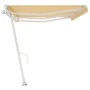 Yellow and white automatic standing awning 600x300 cm by , Awnings - Ref: Foro24-3069608, Price: 647,70 €, Discount: %