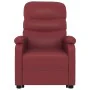 Red synthetic leather elevating massage chair by , Electric massage chairs - Ref: Foro24-321287, Price: 332,88 €, Discount: %