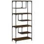 Brown oak engineered wood shelf 81x36x176 cm by , Bookcases and shelves - Ref: Foro24-836227, Price: 78,82 €, Discount: %