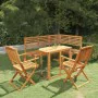 4-teiliges Gartenbistro-Set massives Akazienholz von , Gartensets - Ref: Foro24-3057863, Preis: 419,27 €, Rabatt: %