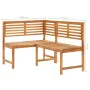 4-teiliges Gartenbistro-Set massives Akazienholz von , Gartensets - Ref: Foro24-3057863, Preis: 419,27 €, Rabatt: %