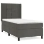 Box spring bed with dark gray velvet mattress 80x200 cm by , Beds and slatted bases - Ref: Foro24-3132646, Price: 313,78 €, D...