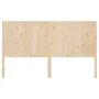 Solid pine wood bed headboard 145.5x4x100 cm by , Headboards and footboards - Ref: Foro24-818090, Price: 73,19 €, Discount: %