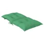 Garden chair cushion low backrest 6 pcs green fabric 100x50x7 cm by , Cushions for chairs and sofas - Ref: Foro24-314295, Pri...