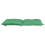 Garden chair cushion low backrest 6 pcs green fabric 100x50x7 cm by , Cushions for chairs and sofas - Ref: Foro24-314295, Pri...