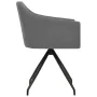 Swivel dining chairs 2 units light gray fabric by , dining chairs - Ref: Foro24-323072, Price: 219,32 €, Discount: %