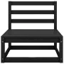 Garden furniture set 3 pieces black solid pine wood by , Garden sets - Ref: Foro24-3075473, Price: 228,54 €, Discount: %