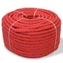 Polypropylen-Marineseil 6 mm 100 m rot von vidaXL, Seile und Metallschnüre - Ref: Foro24-91289, Preis: 19,86 €, Rabatt: %