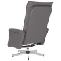 Relax-Massagesessel mit Fußstütze Kunstleder grau von , Sessel - Ref: Foro24-356651, Preis: 170,89 €, Rabatt: %