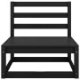 Garden furniture set 8 pieces black solid pine wood by , Garden sets - Ref: Foro24-3075773, Price: 606,46 €, Discount: %