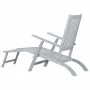 Garden lounger with footrest made of solid acacia wood by , Loungers - Ref: Foro24-45957, Price: 196,24 €, Discount: %