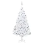 Beleuchteter Weihnachtsbaum mit Lichtern und Kugeln weiß 240 cm von , Weihnachtsbäume - Ref: Foro24-3077715, Preis: 146,40 €,...