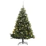 Artificial Christmas tree with hinges 300 LED and balls 180 cm by , Christmas trees - Ref: Foro24-3210404, Price: 159,99 €, D...