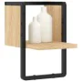 Wall shelf with Sonoma oak bar 20x25x30 cm by , Shelves and shelves - Ref: Foro24-836274, Price: 12,18 €, Discount: %