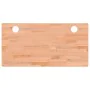 Solid beech wood desktop board 110x55x4 cm by , Desk accessories and products - Ref: Foro24-356090, Price: 70,93 €, Discount: %