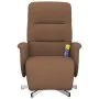 Brauner Massagesessel aus Stoff mit Fußstütze von , Sessel - Ref: Foro24-356576, Preis: 233,58 €, Rabatt: %