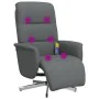 Verstellbarer Massagesessel mit Fußstütze dunkelgrauer Stoff von , Sessel - Ref: Foro24-356574, Preis: 196,21 €, Rabatt: %