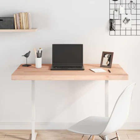 Solid beech wood desk board 100x60x4 cm by , Desk accessories and products - Ref: Foro24-356076, Price: 62,40 €, Discount: %