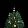 Artificial Christmas tree with hinges 300 LED and balls 240 cm by vidaXL, Christmas trees - Ref: Foro24-3210439, Price: 232,7...