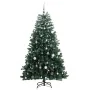 Artificial Christmas tree with hinges 300 LED and balls 240 cm by vidaXL, Christmas trees - Ref: Foro24-3210439, Price: 232,7...