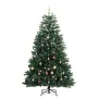 Artificial Christmas tree with hinges 300 LED and balls 210 cm by vidaXL, Christmas trees - Ref: Foro24-3210378, Price: 187,2...