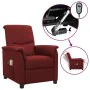 Red fabric electric massage chair by vidaXL, Electric massage chairs - Ref: Foro24-3098559, Price: 219,88 €, Discount: %