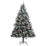 Künstlicher Weihnachtsbaum mit Scharnieren 300 LED und Kugeln 240 cm von vidaXL, Weihnachtsbäume - Ref: Foro24-3210241, Preis...