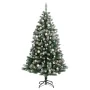 Artificial Christmas tree with hinges 150 LED and balls 150 cm by vidaXL, Christmas trees - Ref: Foro24-3210296, Price: 101,8...