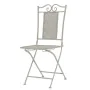 Garden bistro table and chairs 3 pieces gray steel by vidaXL, Garden sets - Ref: Foro24-43153, Price: 220,43 €, Discount: %