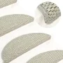 Self-adhesive sisal stair mat 15 pcs gray 65x21x4 cm by vidaXL, Stair mats - Ref: Foro24-326875, Price: 99,28 €, Discount: %