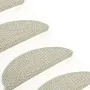 Self-adhesive sisal stair mat 15 pcs gray 65x21x4 cm by vidaXL, Stair mats - Ref: Foro24-326875, Price: 99,28 €, Discount: %