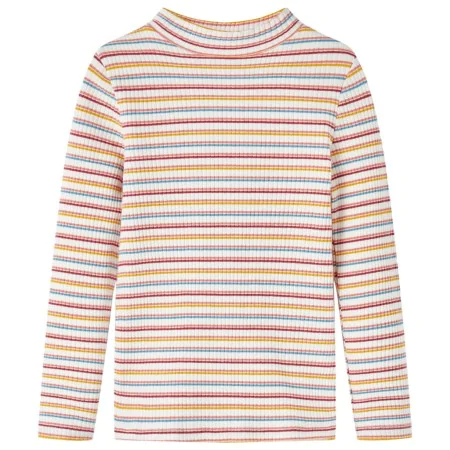 Children's long-sleeved high-neck t-shirt in ecru color 116 by vidaXL, Kids T-shirts - Ref: Foro24-14356, Price: 8,87 €, Disc...