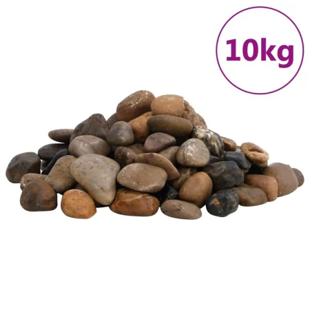 Polierte Kieselsteine gemischte Farben 10 kg 2-5 cm von vidaXL, Aquariumdekoration - Ref: Foro24-155331, Preis: 39,59 €, Raba...