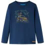 Marineblaues Langarm-T-Shirt für Kinder 104 von vidaXL, Kinder-T-Shirts - Ref: Foro24-13020, Preis: 8,06 €, Rabatt: %