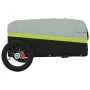 Black and green iron bicycle trailer 30 kg by vidaXL, Bicycle trailers - Ref: Foro24-94039, Price: 83,15 €, Discount: %