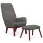 Relax armchair with light gray fabric footstool by , Armchairs - Ref: Foro24-3097871, Price: 172,62 €, Discount: %