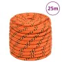 Orange polypropylene boat rope 18 mm 25 m by , Ropes and metal cords - Ref: Foro24-152682, Price: 35,63 €, Discount: %