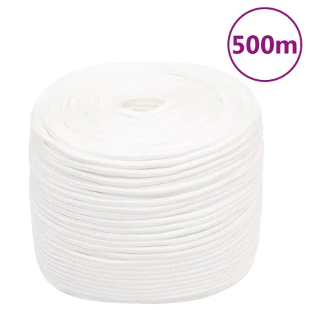 Intense white polypropylene boat rope 6 mm 500 m by , Ropes and metal cords - Ref: Foro24-152553, Price: 66,67 €, Discount: %