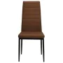 Dining chairs 4 units brown fabric by vidaXL, dining chairs - Ref: Foro24-246184, Price: 147,35 €, Discount: %