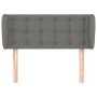 Dark gray fabric headboard 83x23x78/88 cm by , Headboards and footboards - Ref: Foro24-3117553, Price: 51,58 €, Discount: %