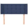 Blue fabric headboard 83x16x78/88 cm by , Headboards and footboards - Ref: Foro24-3119182, Price: 47,73 €, Discount: %