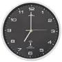 Radio controlled wall clock quartz movement 31 cm black by vidaXL, Wall clocks - Ref: Foro24-50618, Price: 29,31 €, Discount: %