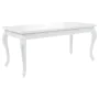 Glossy white dining table 179x89x81 cm by vidaXL, Kitchen and dining tables - Ref: Foro24-246958, Price: 589,80 €, Discount: %