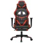 Gaming-Stuhl mit Fußstütze Kunstleder schwarz rot von , Gaming-Stühle - Ref: Foro24-3143677, Preis: 139,89 €, Rabatt: %