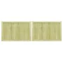 Wooden fence gates, 2 units of impregnated pine, 300x100 cm by vidaXL, garden gates - Ref: Foro24-45339, Price: 204,49 €, Dis...