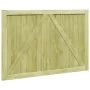 Wooden fence gates, 2 units of impregnated pine, 300x100 cm by vidaXL, garden gates - Ref: Foro24-45339, Price: 204,49 €, Dis...