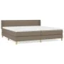 Boxspringbett mit taupegrauer Stoffmatratze 200x200 cm von , Betten und Lattenroste - Ref: Foro24-3130461, Preis: 625,52 €, R...