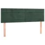 Box spring bed with dark green velvet mattress 140x200 cm by , Beds and slatted bases - Ref: Foro24-3141368, Price: 447,55 €,...