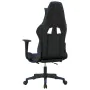 Gaming chair with massage and footrest in black blue synthetic leather by , Gaming chairs - Ref: Foro24-345457, Price: 117,65...